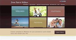 Desktop Screenshot of frompaintowellness.com